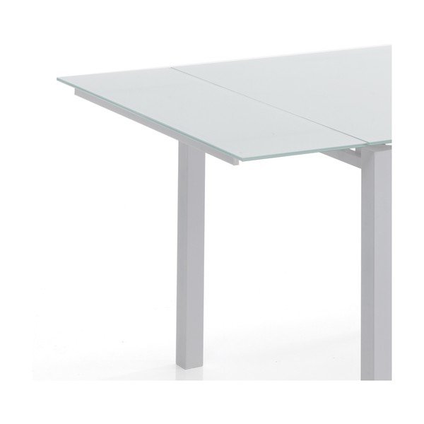 Prailginamas valgomojo stalas su stikliniu stalviršiu 90x90 cm New Daily – Tomasucci-image-3