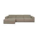 Smėlio spalvos kampinė sofa (kairysis kampas) Roxy - Scandic