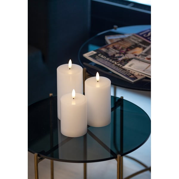 LED žvakės 3 vnt. (aukštis 15 cm) Sille Rechargeable – Sirius-image-1