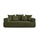 Žalios spalvos iš šenilinio audinio sofa 237 cm Whesley – Bobochic Paris