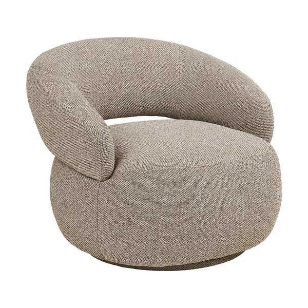 Pilkai smėlinės spalvos krėslas Sion – House Nordic