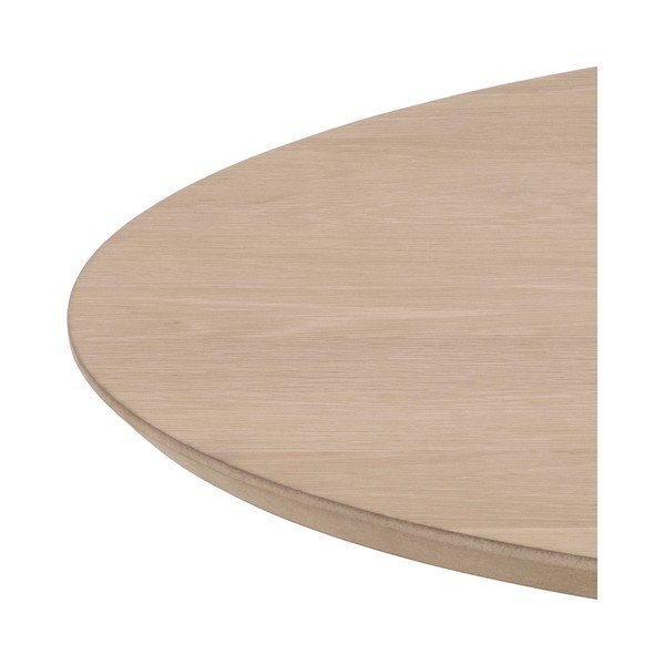 Apvalus ąžuolo dekoro kavos staliukas ø 80 cm Christo - Actona-image-3