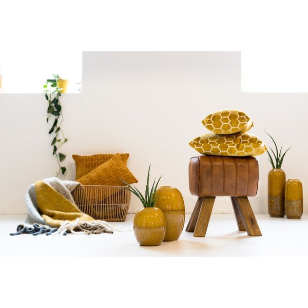 Rudos spalvos taburetė Ramy – Light & Living-image-4