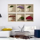 6 lipdukų su 3D efektu rinkinys Ambiance Home