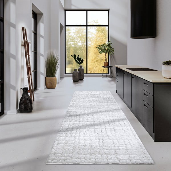 Kilimas kreminės spalvos 80x240 cm Artistique Cream White – Elle Decoration-image-1