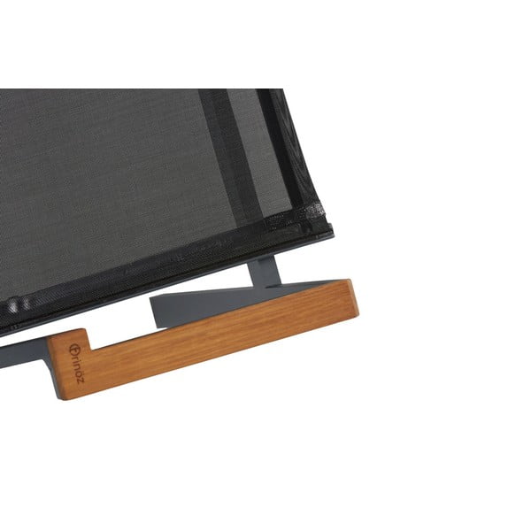 Metalinės sodo kėdės juodos spalvos 6 vnt. Ottowa – Floriane Garden-image-3