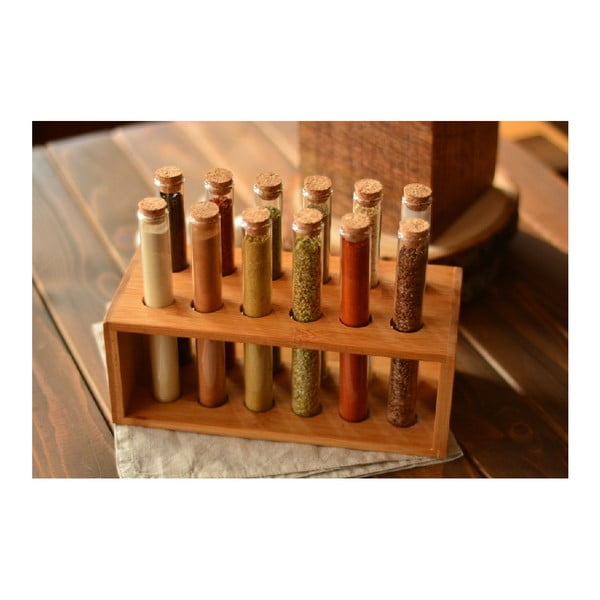 12 vamzdelių ir stovų rinkinys "Bambum Vanilla-image-4