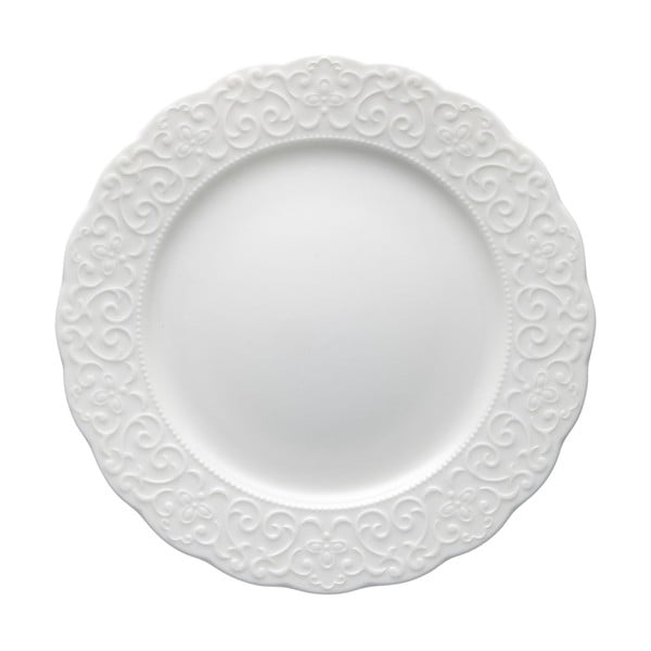 Balta porcelianinė desertinė lėkštė Brandani Gran Gala, ø 21 cm