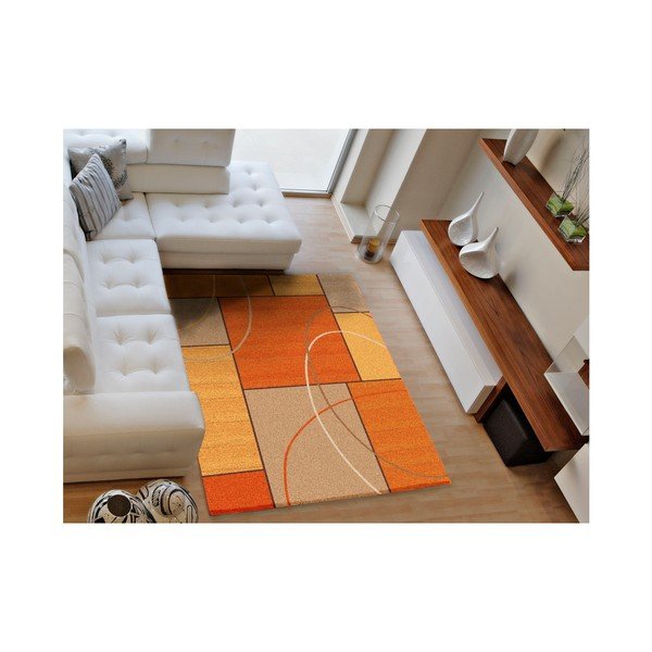 Oranžinis kilimas Universal Delta, 190 x 280 cm-image-2