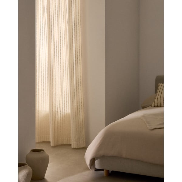 Smėlio spalvos užuolaida 140x270 cm Arami – Kave Home-image-3