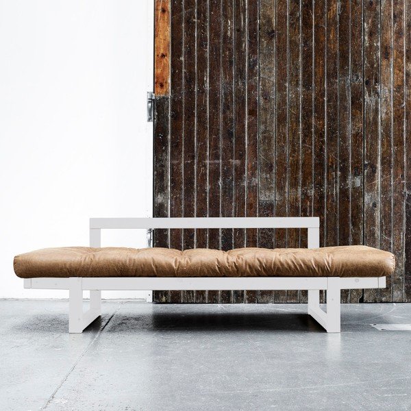 Sofa "Karup Vintage Edge Natural/Cognac-image-1