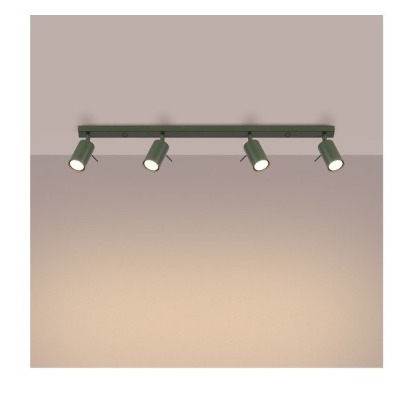 Žalios spalvos taškinis šviestuvas 6x81 cm Etna – Sollux-image-3