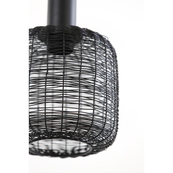 Juoda stalinė lempa (aukštis 58 cm) Lekang - Light & Living-image-3