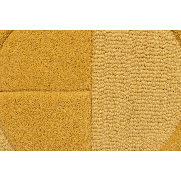 Ochros geltonos spalvos vilnonis kilimas 60x230 cm Gigi - Flair Rugs-image-2