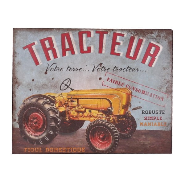 Metalinis paveikslėlis Antic Line Tracteur