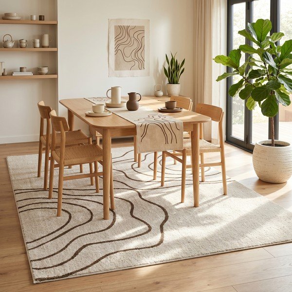 Smėlio spalvos kilimas 160x230 cm Pulse – ESTE-image-3
