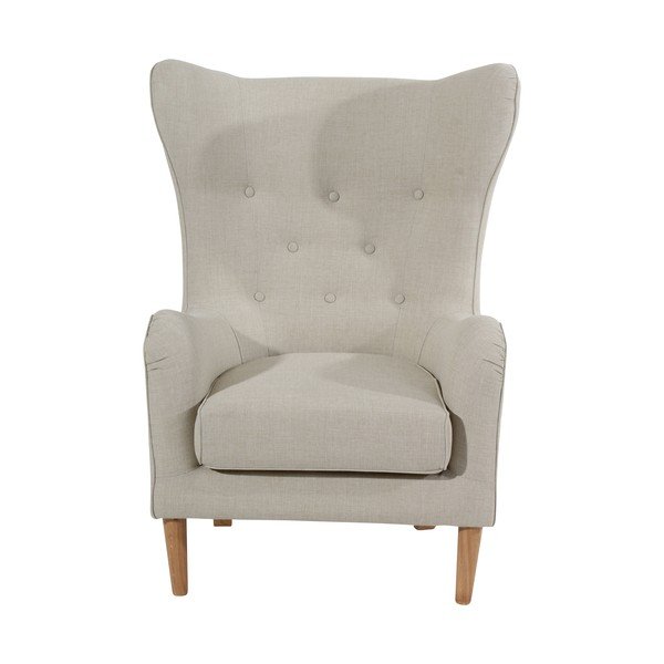 Smėlio spalvos krėslas Max Winzer Miriam Linen-image-2
