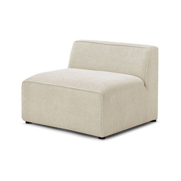 Smėlio spalvos iš kordinio velveto modulinė sofos dalis (modulinė) Megeve – Bobochic Paris-image-3