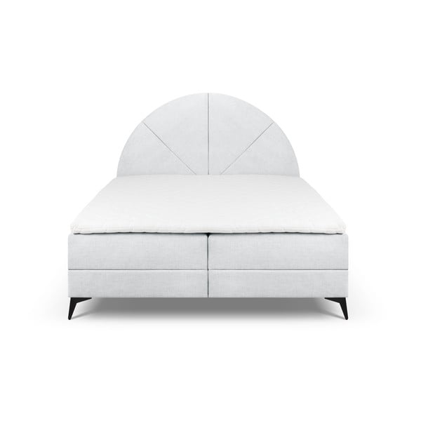 Šviesiai pilka lova su dėže 160x200 cm Sunset - Cosmopolitan Design-image-2