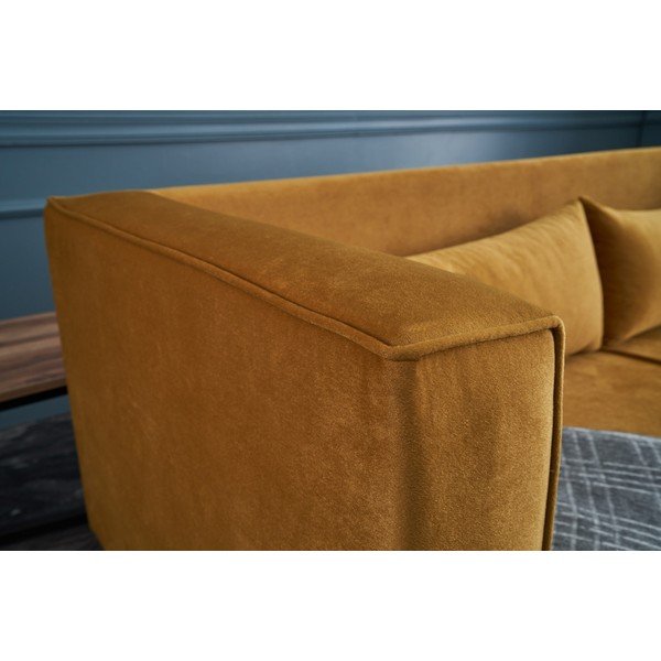 Sofa geltonos spalvos 197 cm Ardosa – Artie-image-1