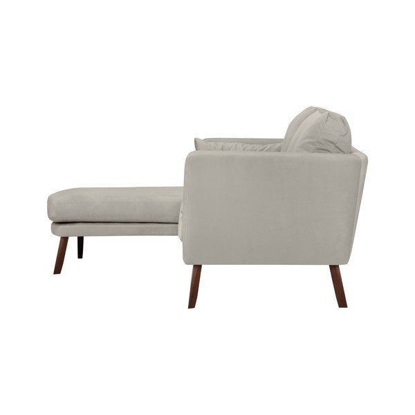 Šviesiai smėlio spalvos trijų vietų sofa "Mazzini Sofas Elena", su kairiuoju kampu-image-4
