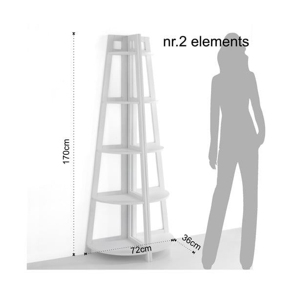 "Tomasucci Varm" kampinė knygų lentyna-image-3