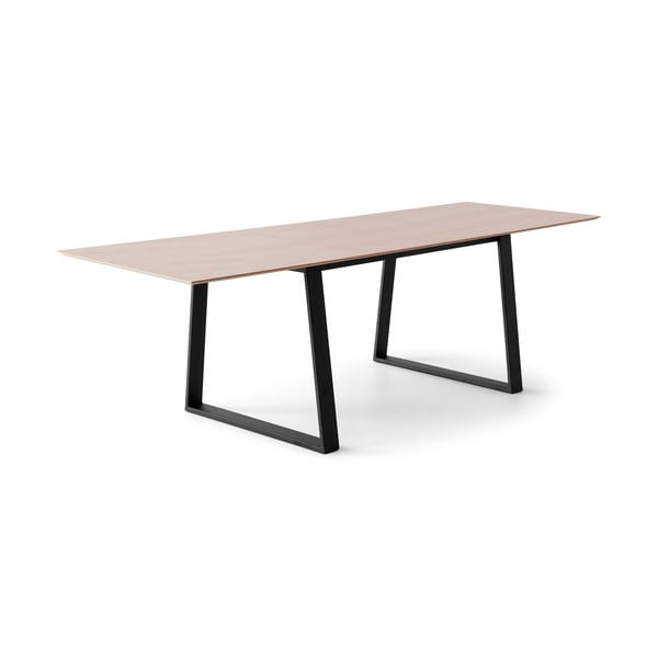 Prailginamas valgomojo stalas natūralios spalvos su ąžuolo dekoro stalviršiu 100x210 cm Meza – Hammel Furniture-image-1