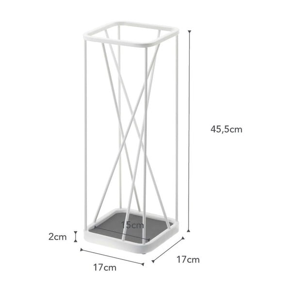 Baltas skėčių stovas YAMAZAKI Square-image-3