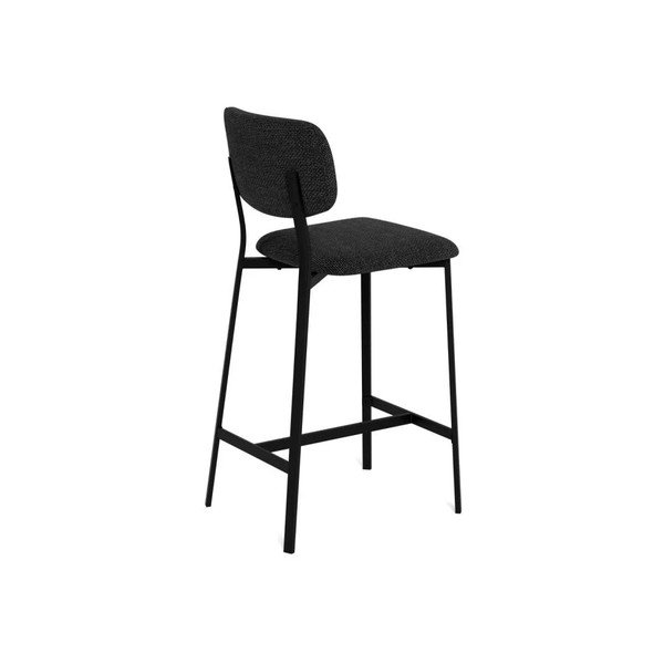 Tamsiai pilkos spalvos iš audinio baro taburėtės 2 vnt. (sėdynės aukštis 68,5 cm) Alison – Actona-image-2