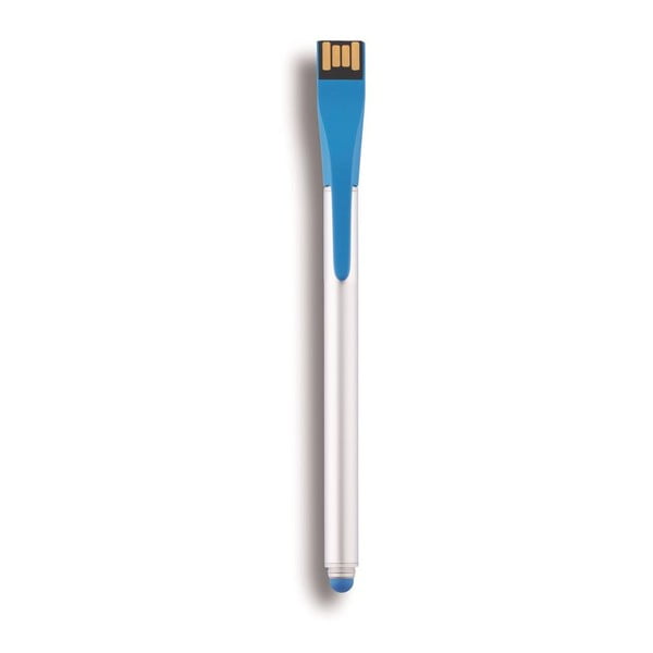 Rašiklis su USB kaupikliu Point 4GB, mėlynas