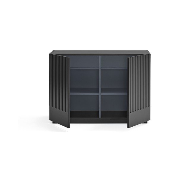 Žema šoninė spintelė juodos spalvos 100x70 cm Doric – Teulat-image-2