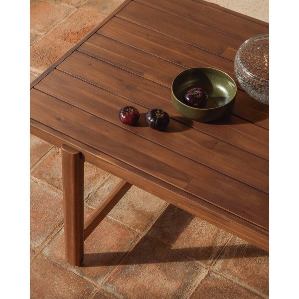 Sodo valgomojo stalas su akacijos stalviršiu 100x200 cm Itani – Kave Home-image-2
