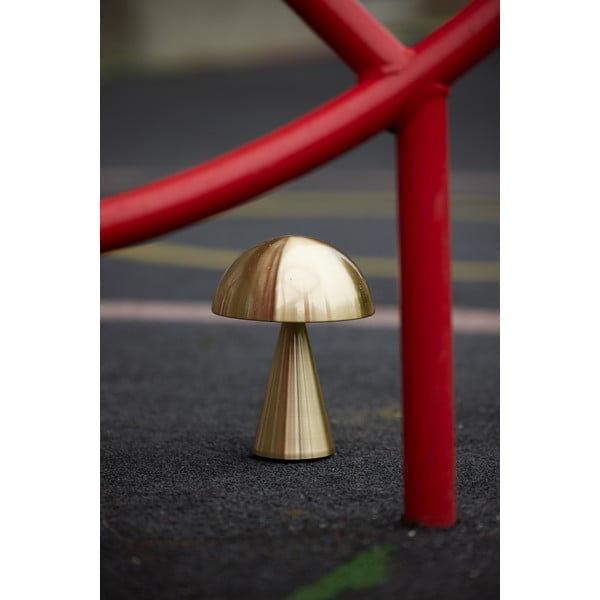 Stalinis šviestuvas auksinės spalvos LED su pritemdymo funkcija (aukštis 20 cm) Mush – Hübsch-image-3