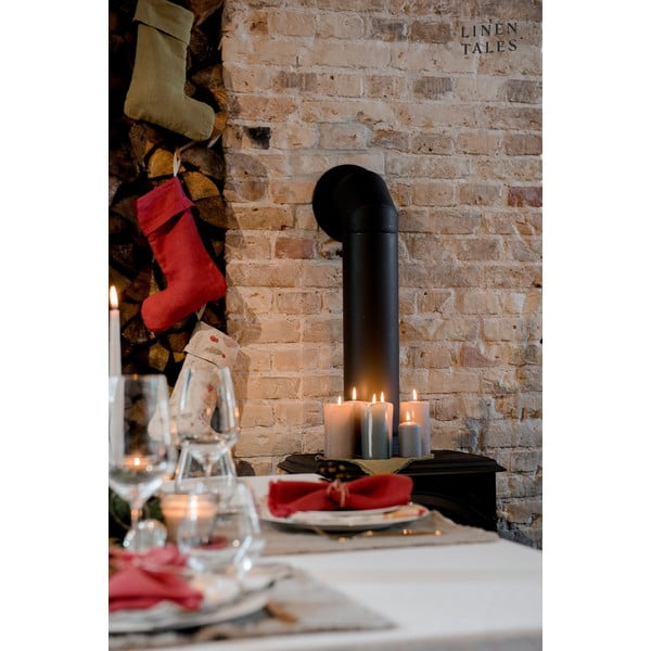 Iš tekstilės Kalėdinės kojinės Natural – Linen Tales-image-1