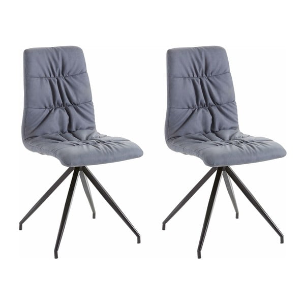 2 mėlynų kėdžių rinkinys Støraa Gino