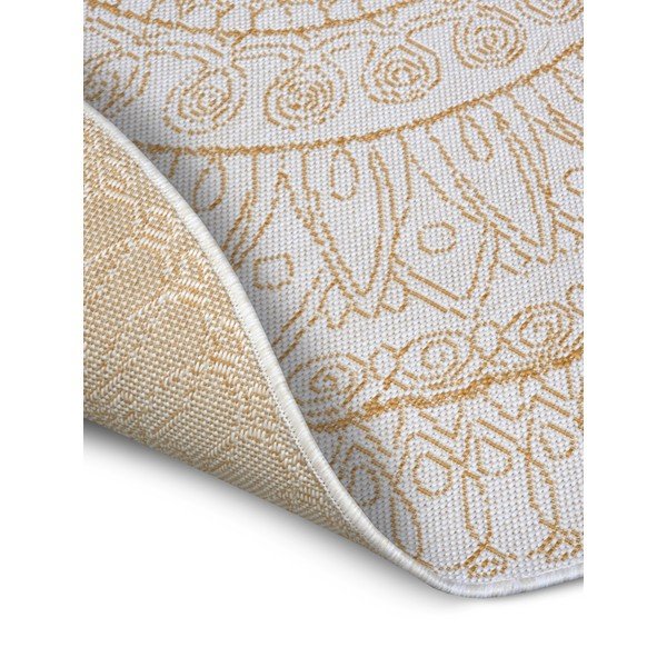 Apvalios formos kilimas kreminės spalvos ø 120 cm Spirit – Hanse Home-image-2