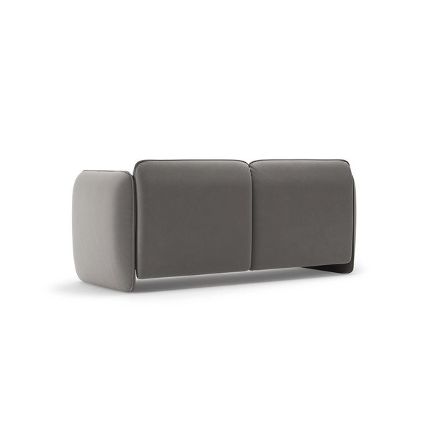Tamsiai pilkos spalvos sofa iš velveto 168 cm Georgia – Micadoni -image-3