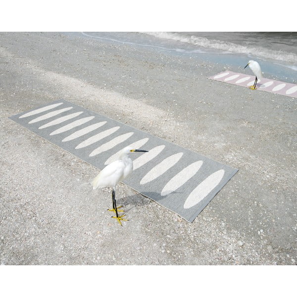 Pilkos spalvos lauko kilimas 70x300 cm Ella Warm Grey – Pappelina-image-3