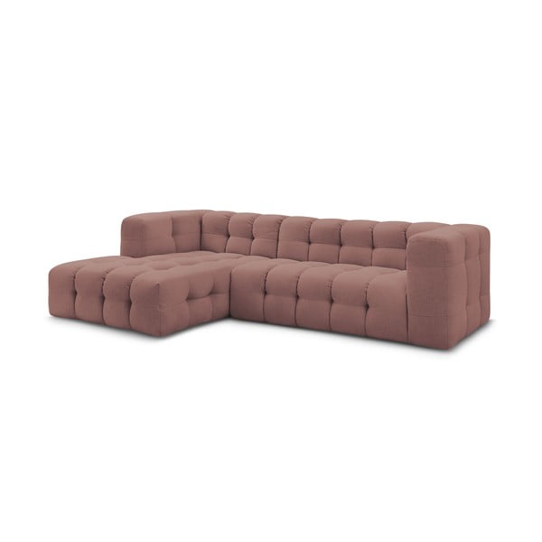 Kampinė sofa šviesiai rožinės spalvos Cloud – Bobochic Paris-image-3