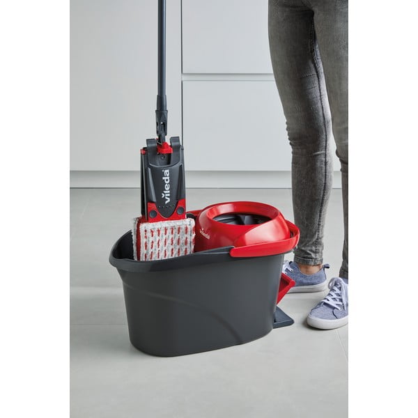 Kibiro ir šepečio rinkinys grindims valyti Vileda Ultramax turbo 2v1 microfibre-image-1