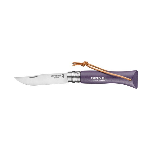 Opinel Trekking N°06 pilkai violetinės spalvos sulankstomas peilis