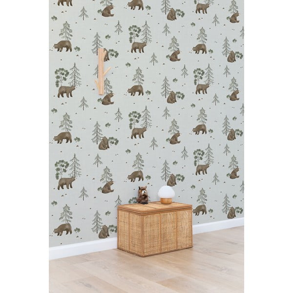 Vaikiški tapetai 10 m x 50 cm Mountain & Bears – Lilipinso-image-2