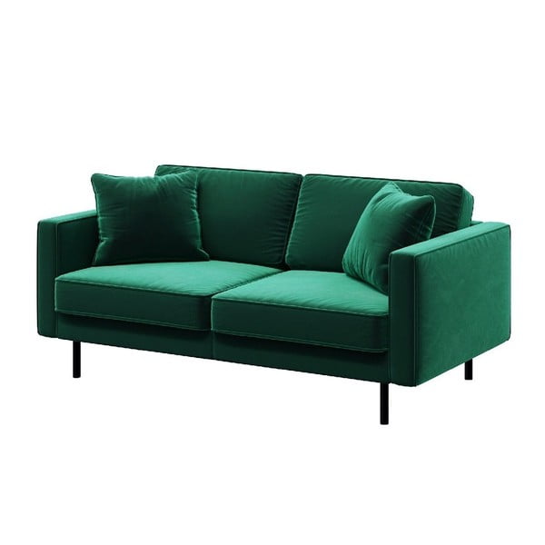 Sofa žalios spalvos iš velveto 167 cm Kobo – MESONICA-image-2