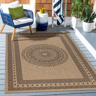 Lauko kilimas juodos spalvos/natūralios spalvos 160x230 cm Dhaka – Ayyildiz Carpets