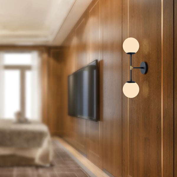 Juoda sieninė lempa Squid Lighting Kruva, ilgis 58 cm-image-3