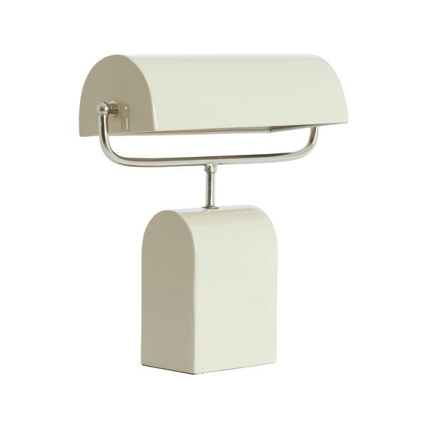 Kreminės spalvos iš metalo stalinis šviestuvas (aukštis 38 cm) Cardona – Light & Living