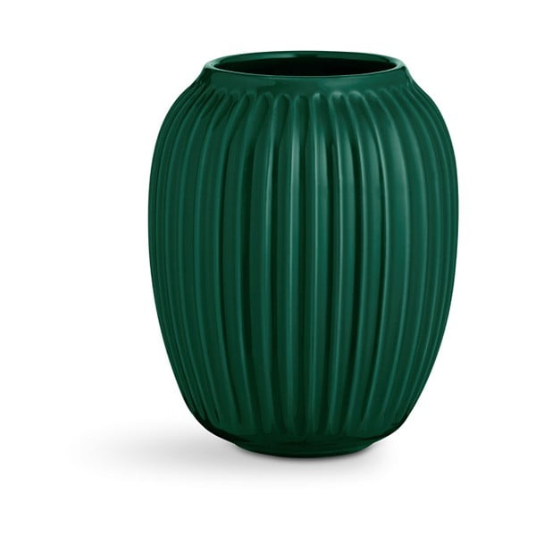 Žalia akmens masės vaza Kähler Design Hammershoi, aukštis 20 cm