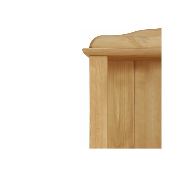 Iš pušies masyvo knygų spinta  natūralios spalvos 77x116 cm Ella – Støraa-image-3