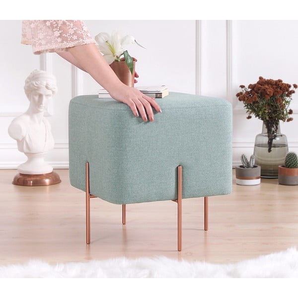 Pufas šviesiai mėlynos spalvos Copper – Artie-image-4