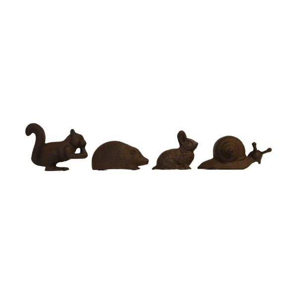 Iš metalo sodo statulos 4 vnt. Animals – Esschert Design-image-2